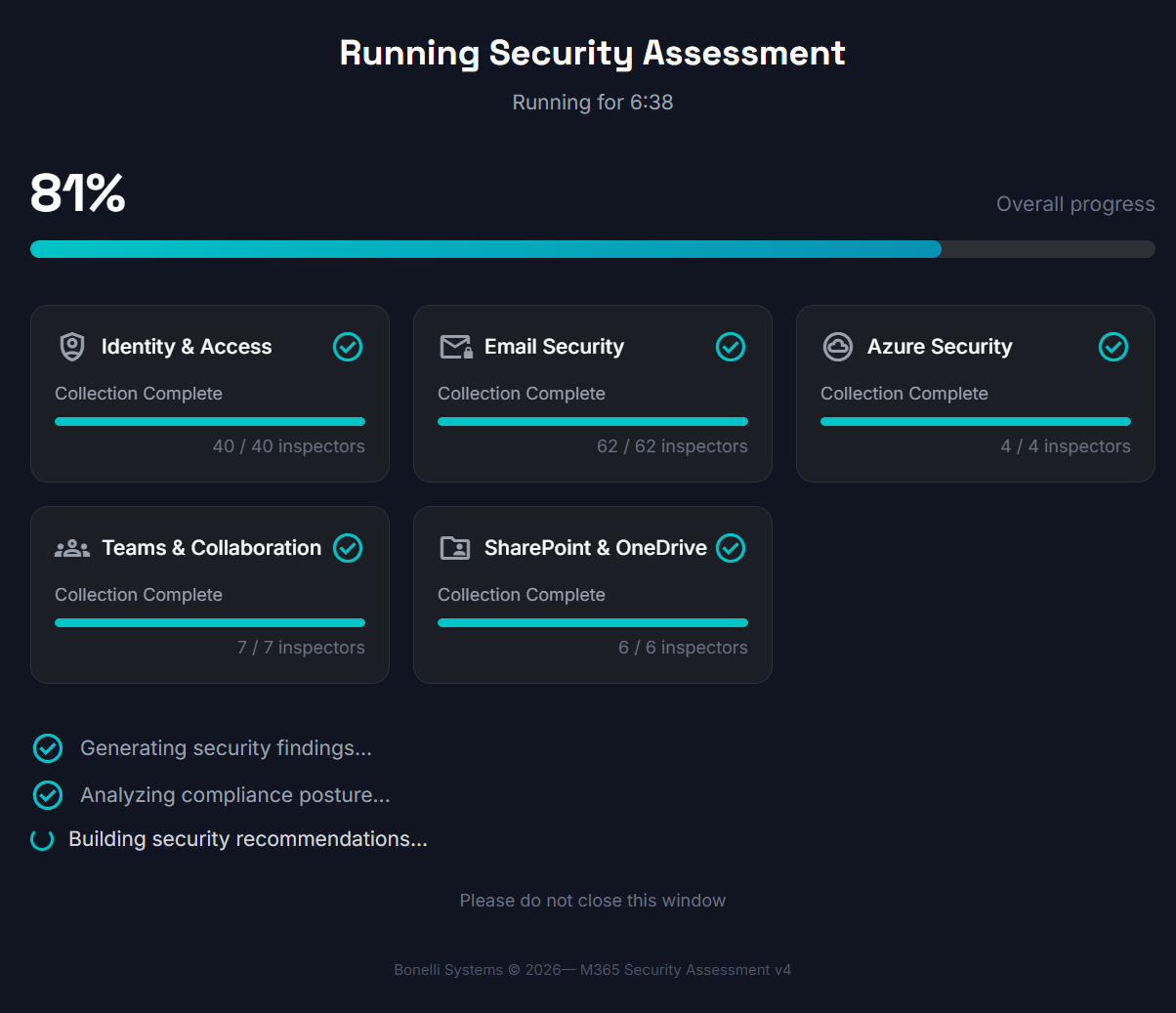 Step 5: Running Assessment