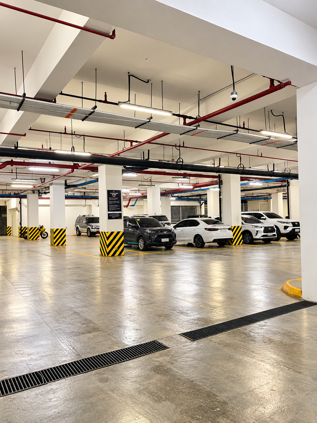 Parking area at Abreeza Place Tower 2