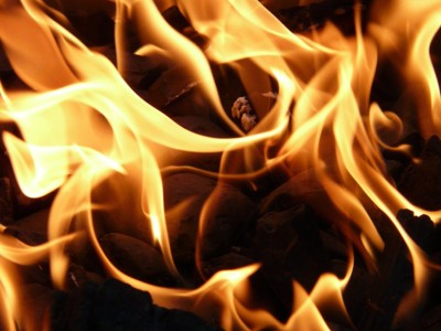 Close-up of flames representing the Fire element in an elemental ceremony Close-up of flames representing the Fire element in an elemental ceremony