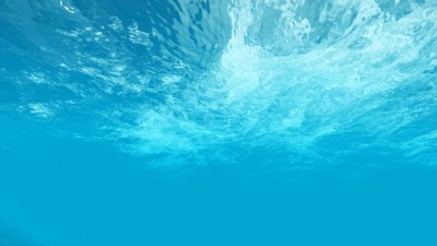 Moving blue water representing the Water element in an elemental ceremony Moving blue water representing the Water element in an elemental ceremony