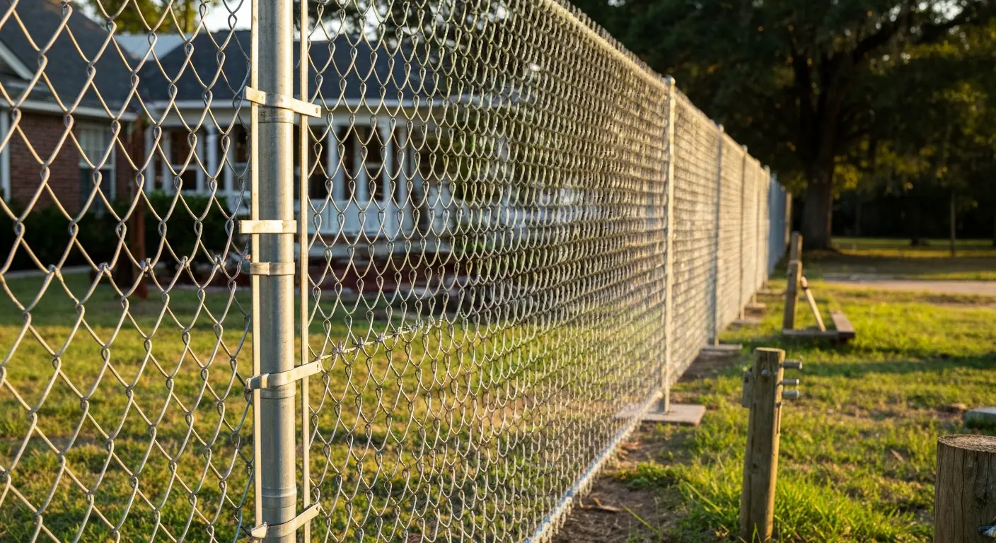 Chain-link fence