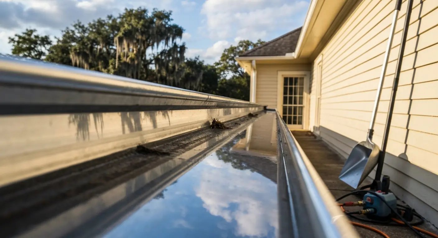 Gutter cleaning service in Lafayette