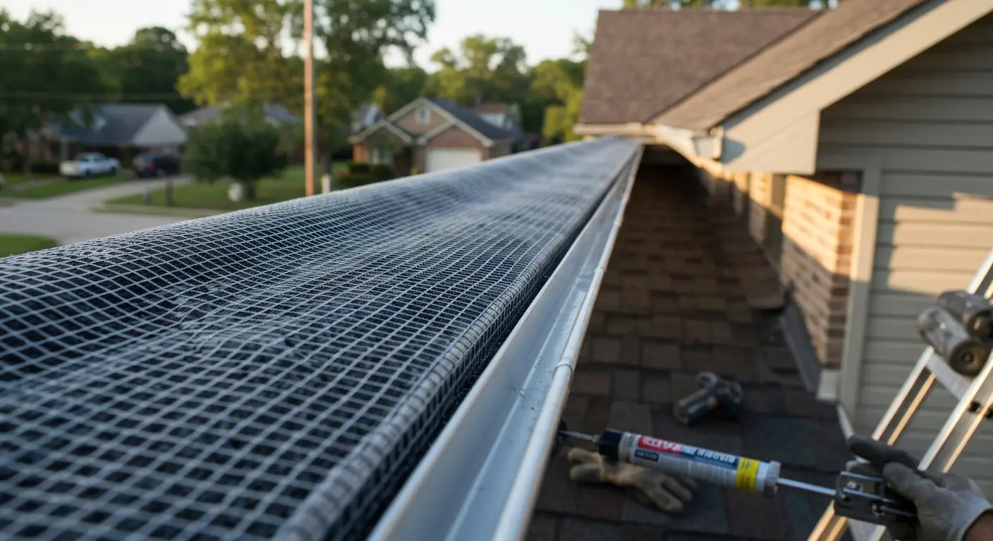 Gutter guard installation