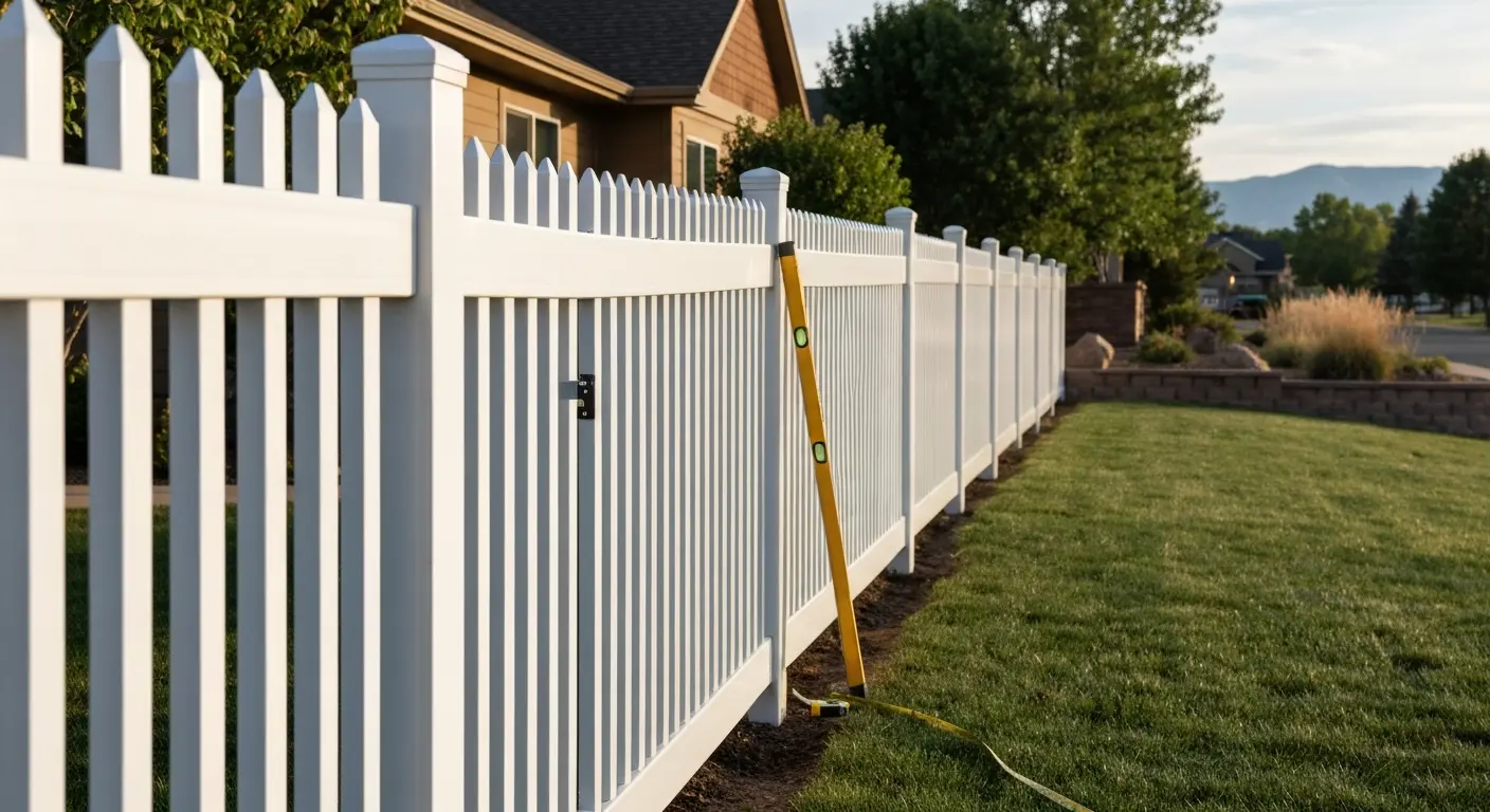 Picket vinyl fence