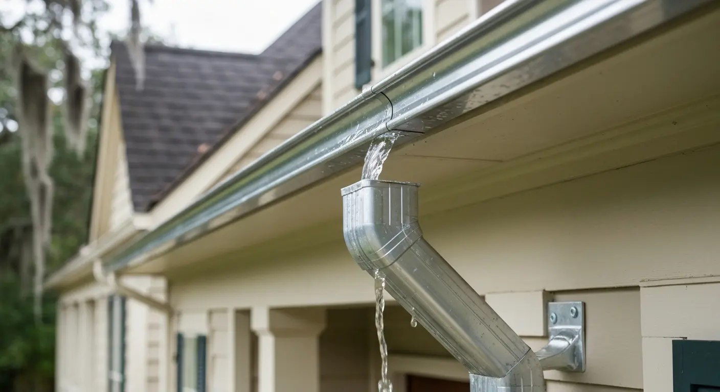 Seamless gutter installation Lafayette