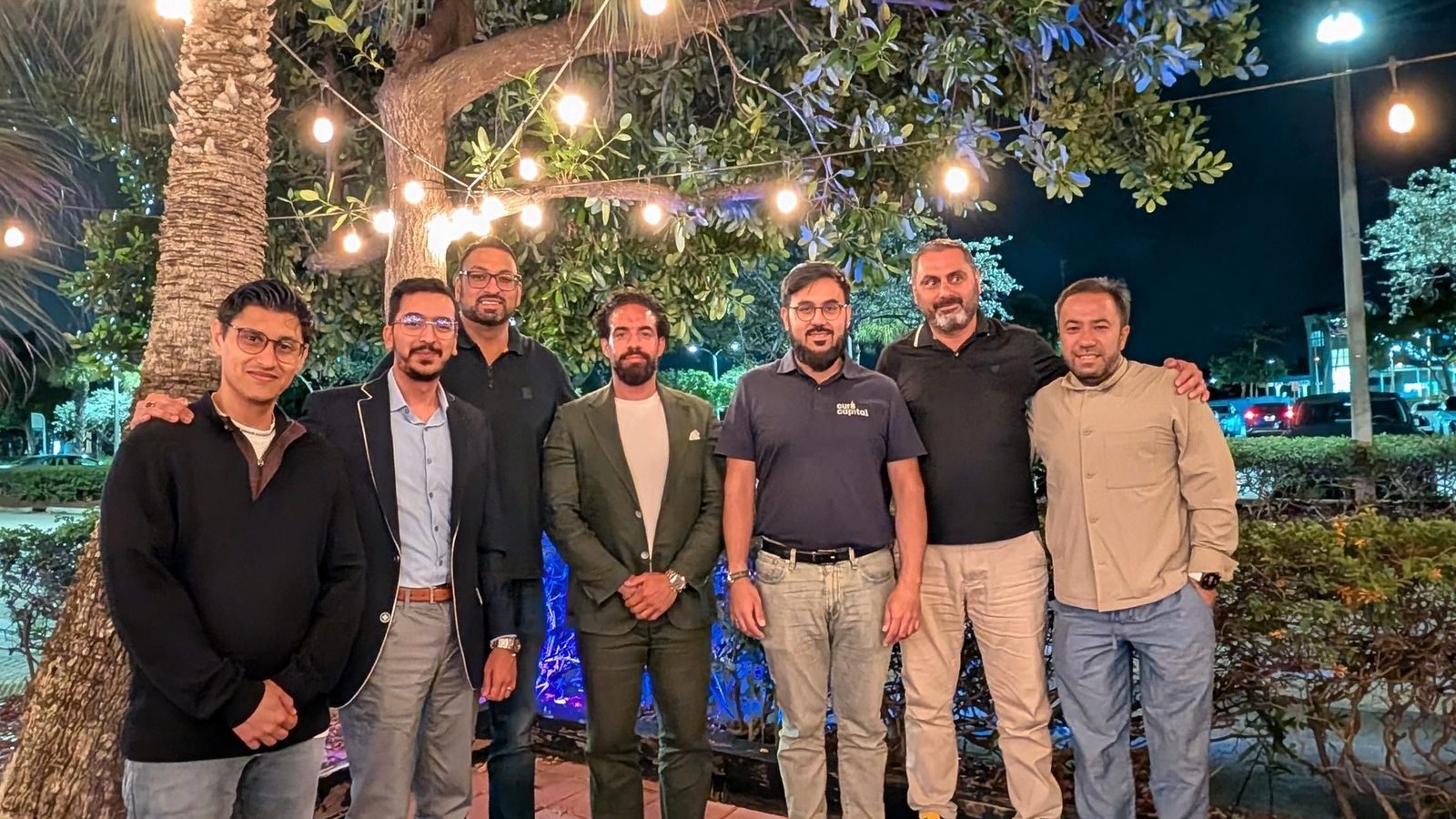Members at an evening gathering