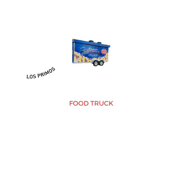Los Primos Food Truck Logo
