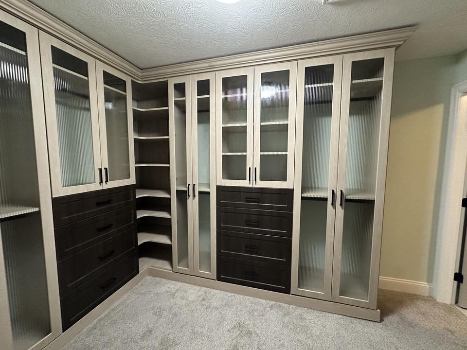 Custom closet system by Up Closets of Pinellas