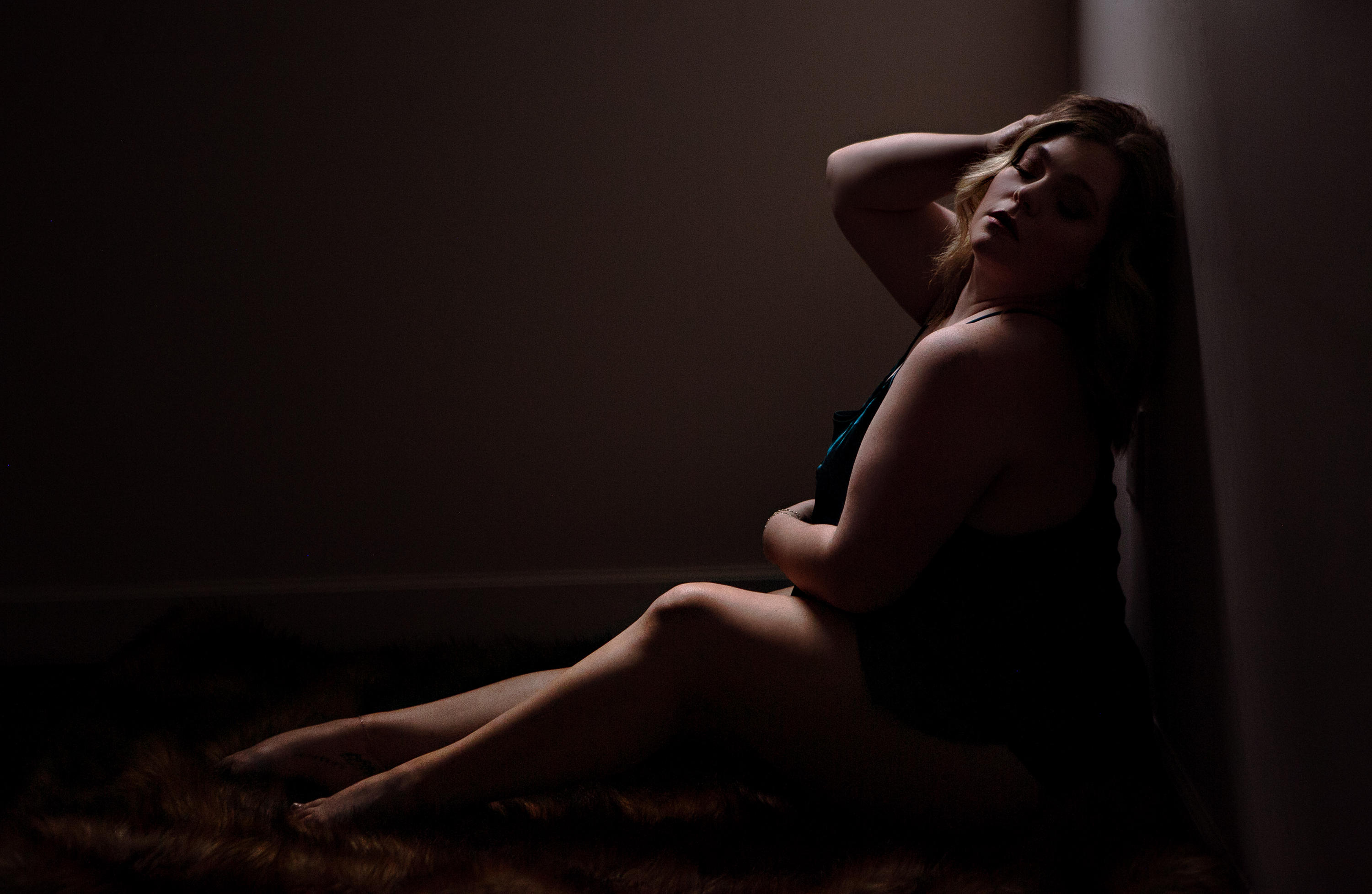 an abstract purple background with wavy lines