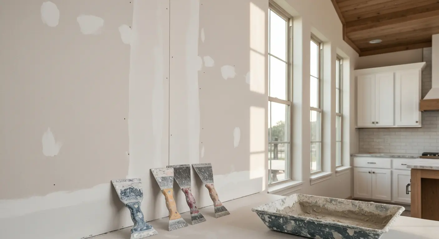 Drywall finishing and interior work