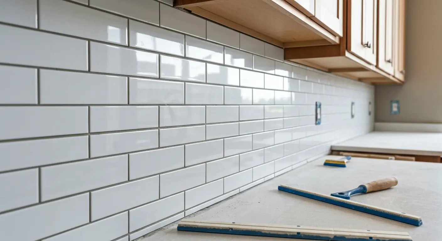 Tile backsplash