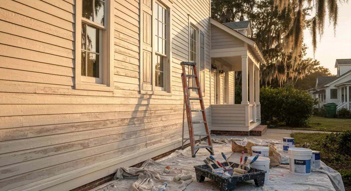 Exterior painting project