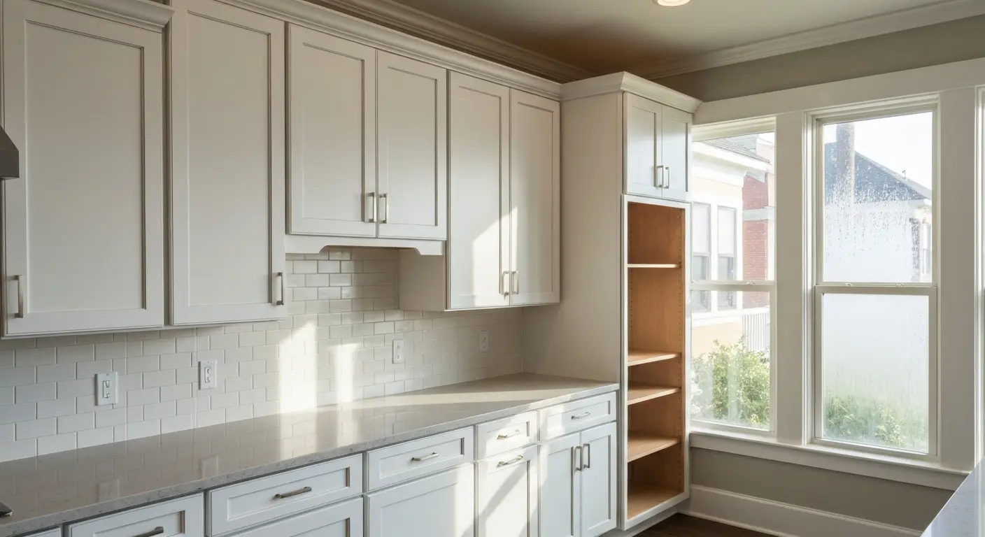 Custom cabinet installation