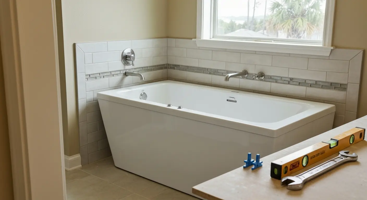 Tub installation project