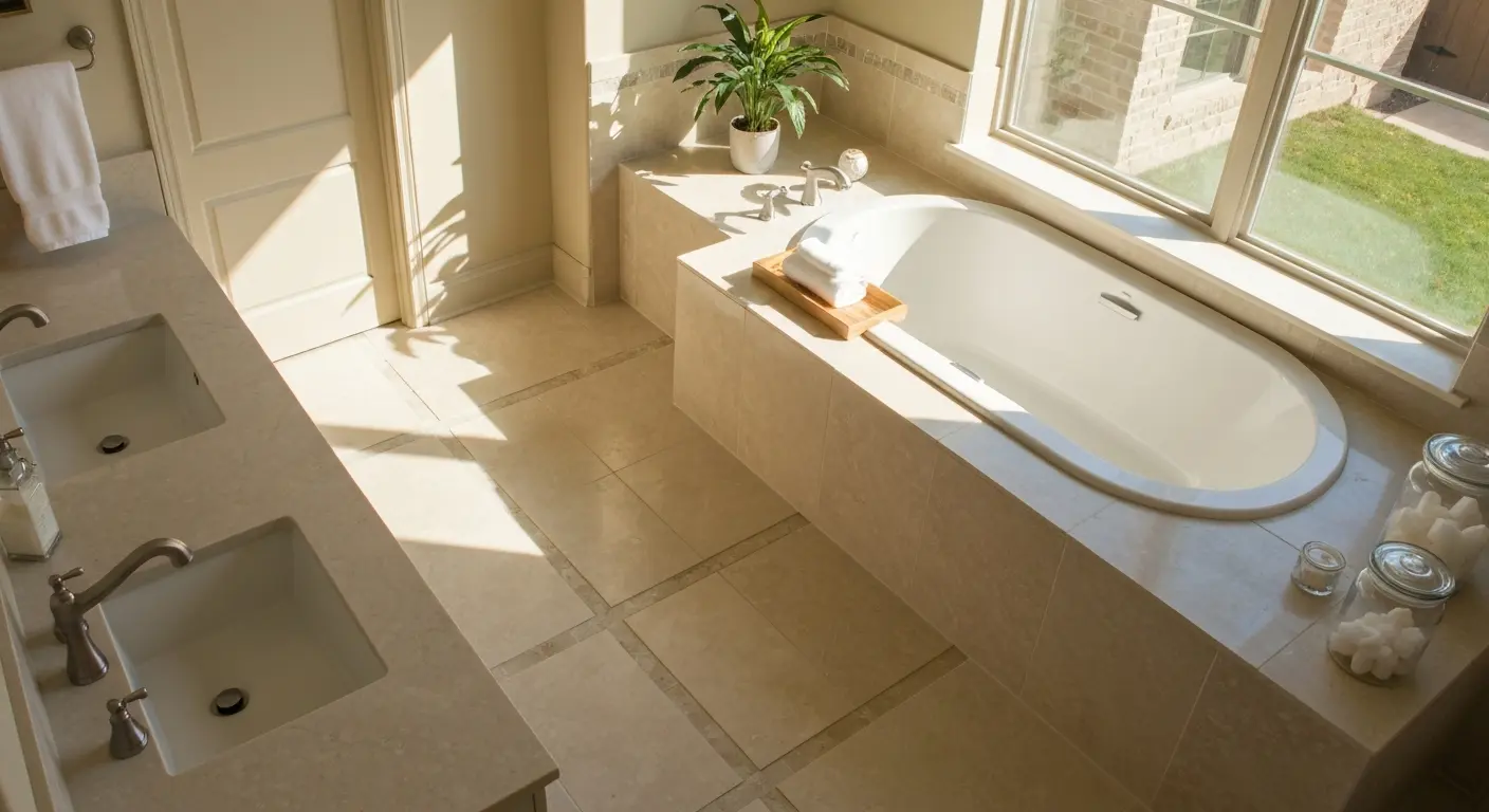 Master bathroom transformation