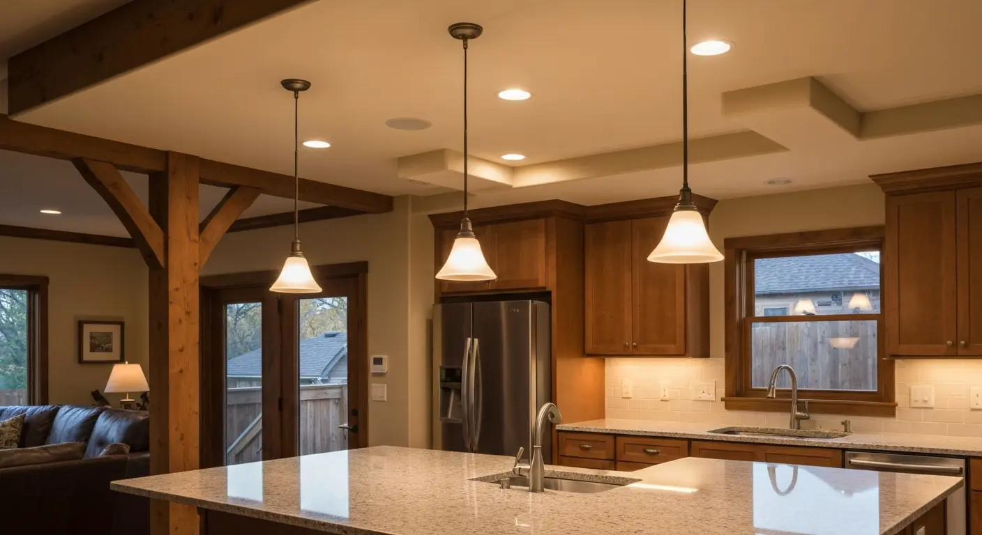 Kitchen lighting design