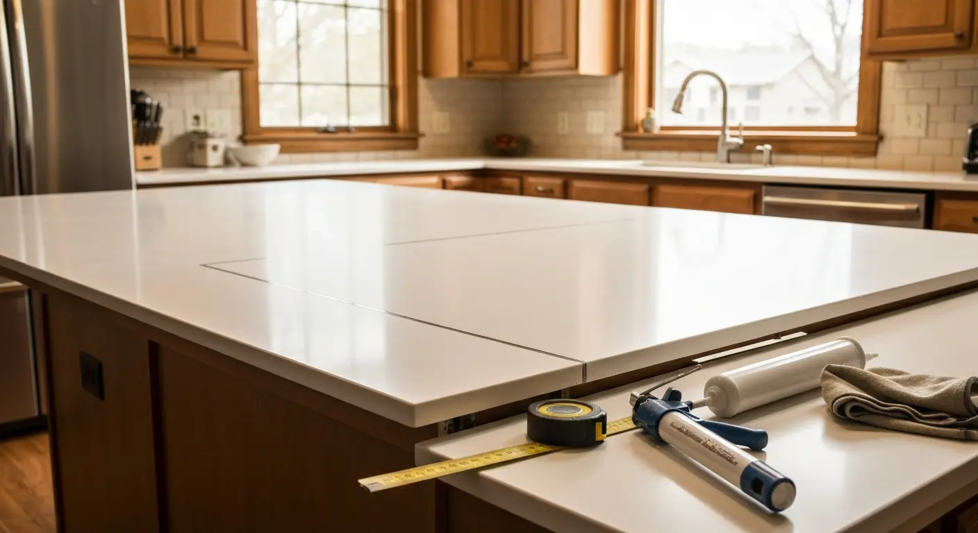 Solid surface countertop