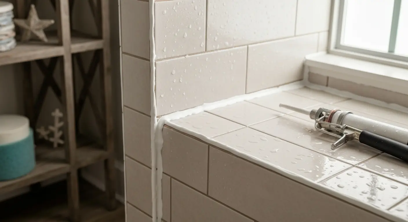 Tile repair and recaulking
