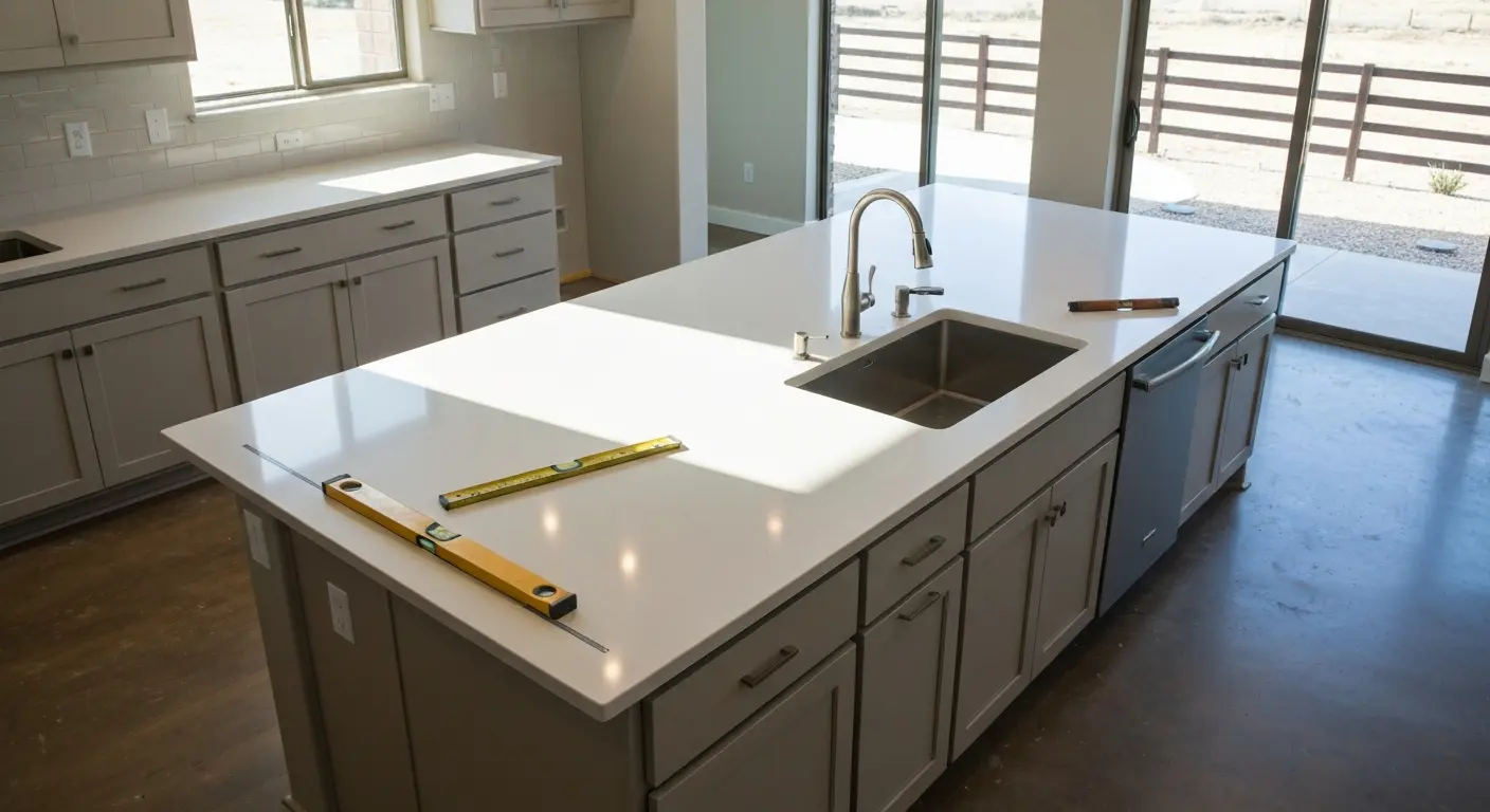 Kitchen island design and installation