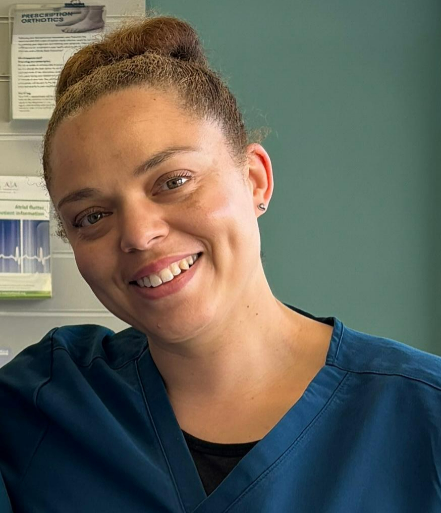 Photo of Rebecca Hutchinson, 3rd year podiatry student