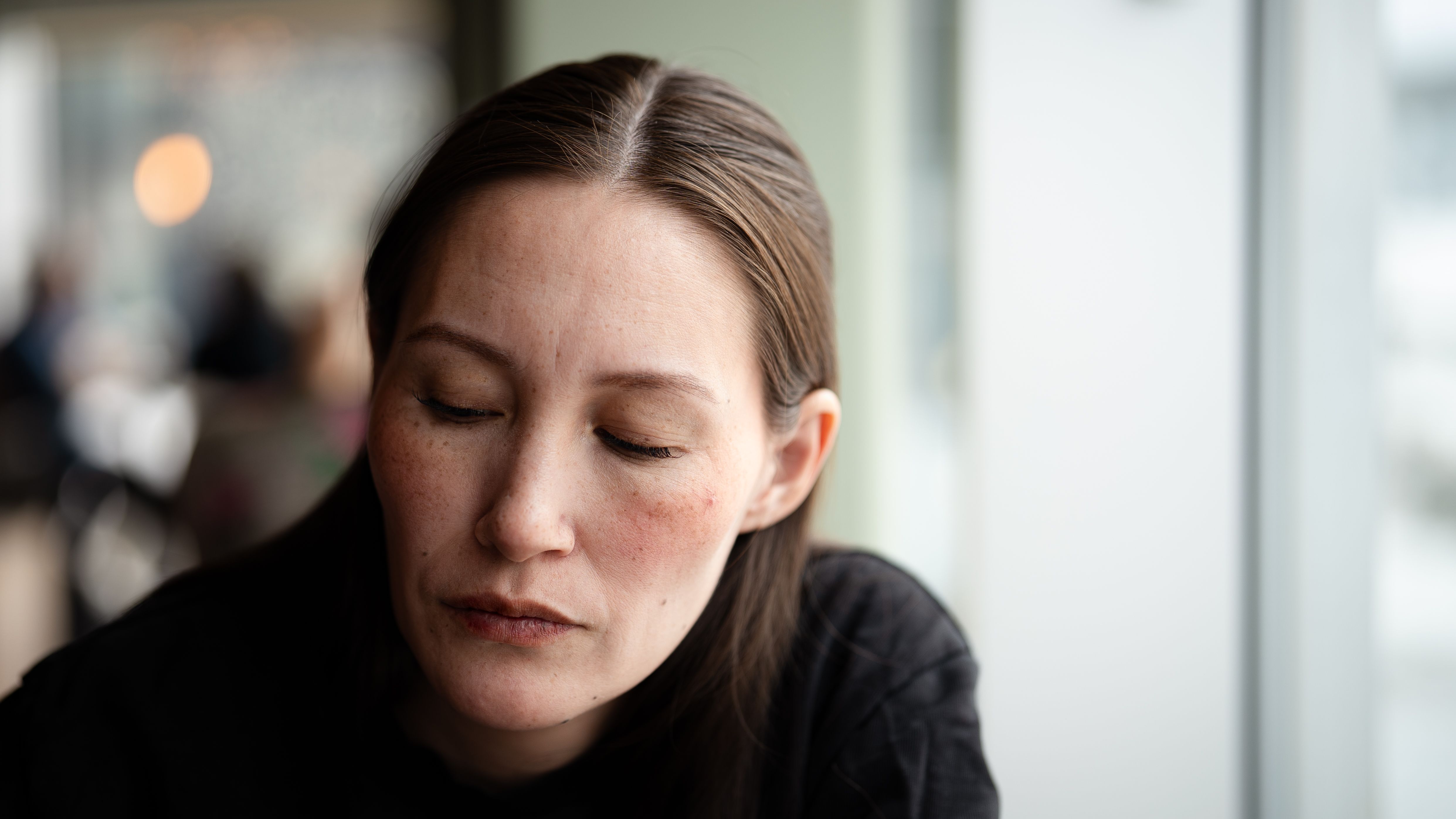 Woman looking tired in a functional medicine clinic Woman looking tired in a functional medicine clinic