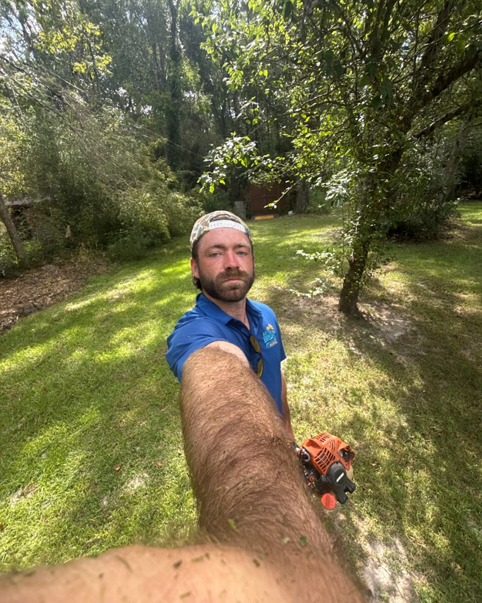 Christian Kelch, owner of Bayou Bright — the one who'll be in your yard