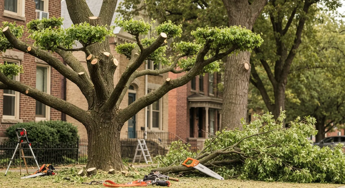 Professional tree trimming