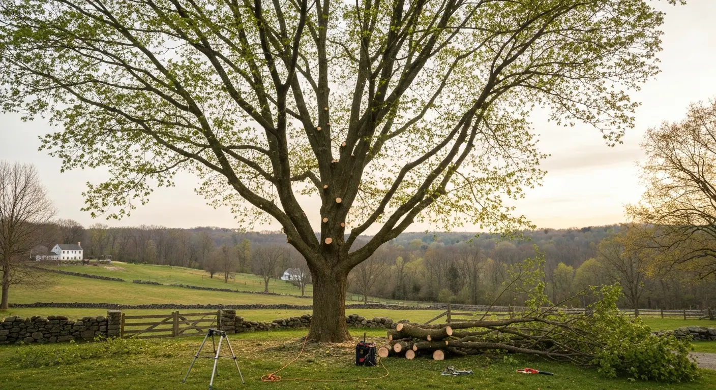 Tree trimming project