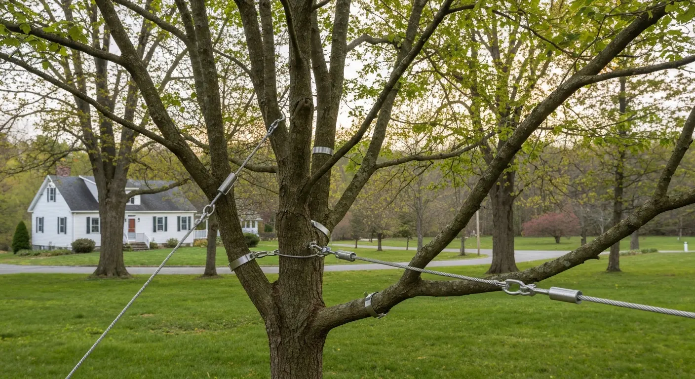Cabling and bracing trees