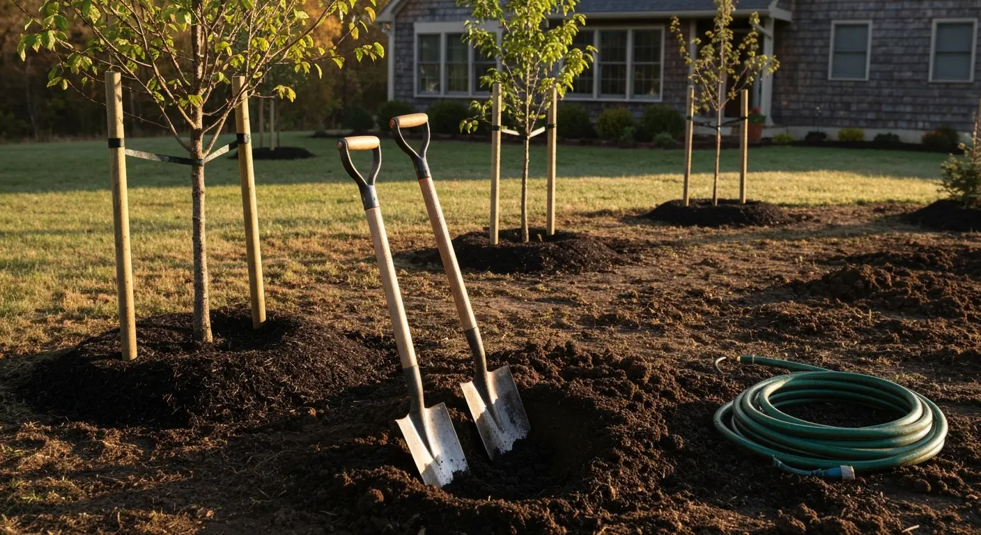 Tree planting and landscape establishment