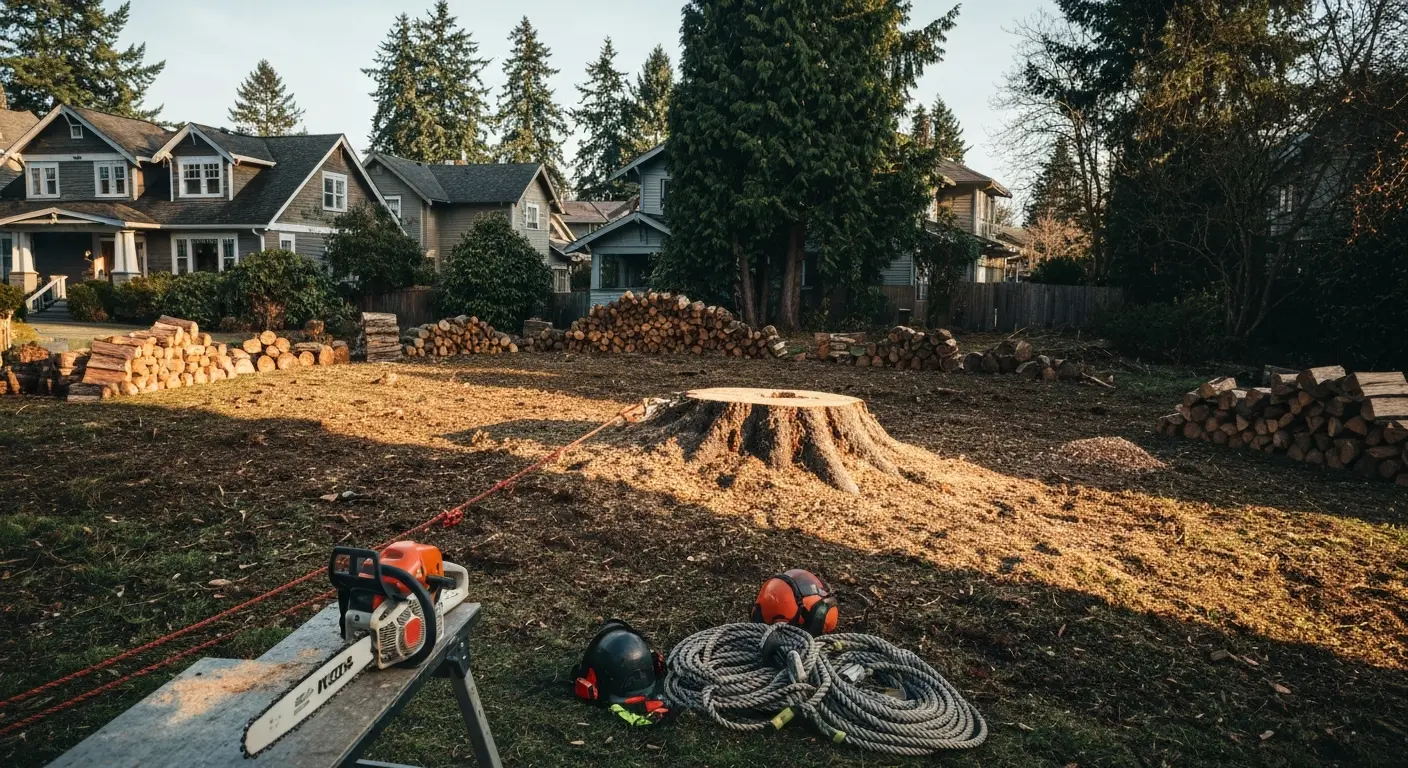 Tree removal project