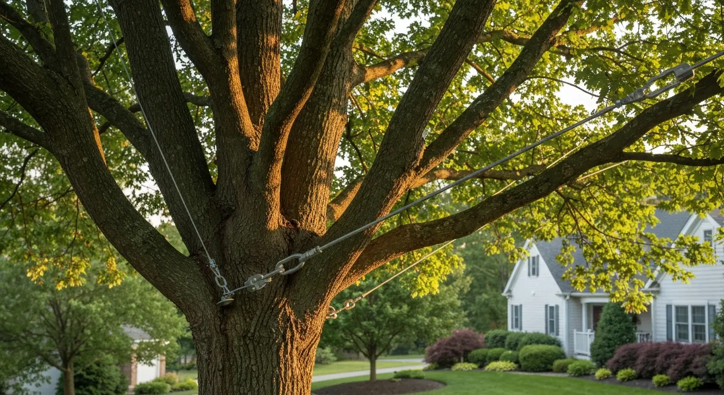 Tree bracing cabling expertise