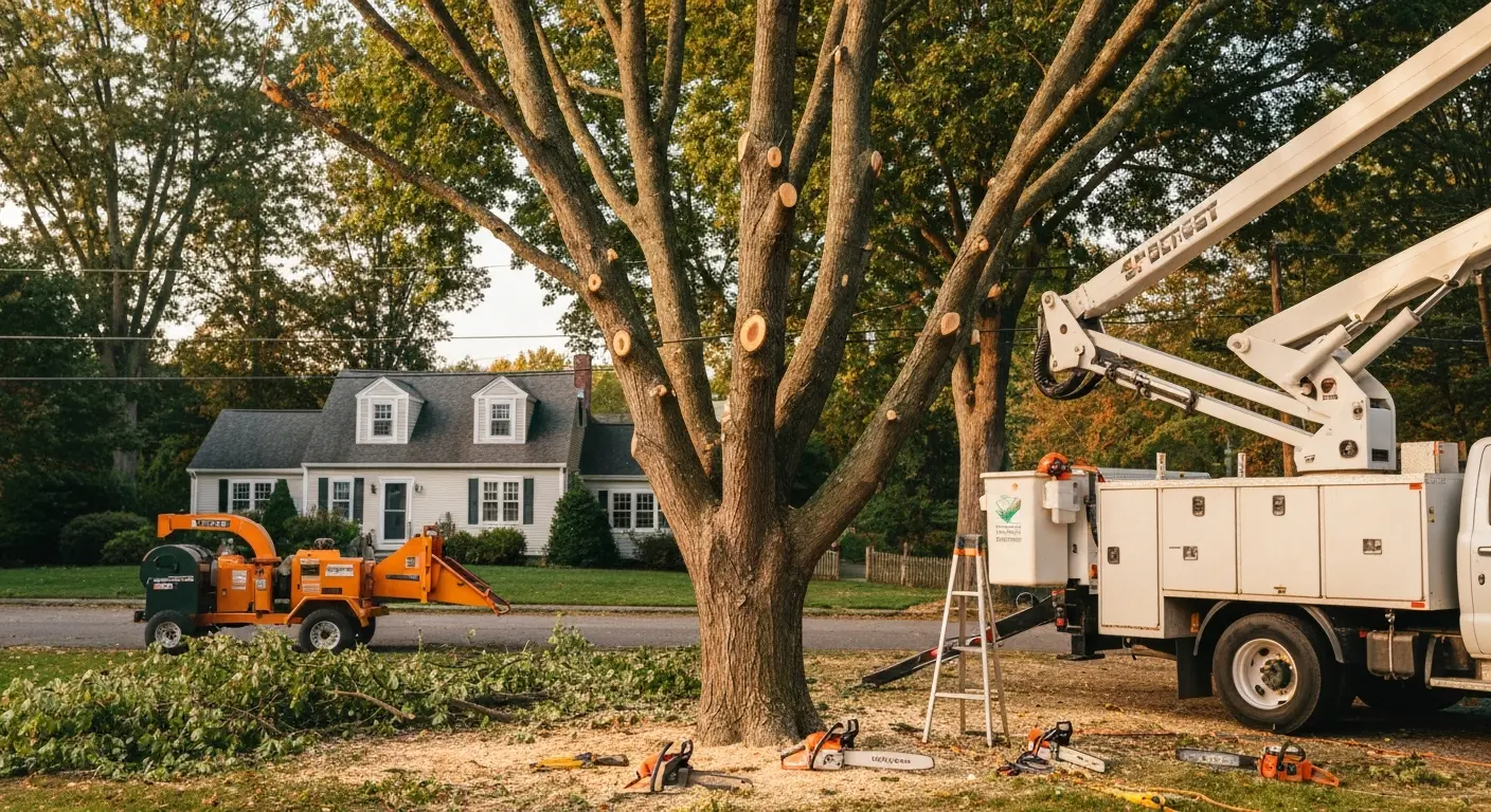 Emergency tree pruning and branch removal