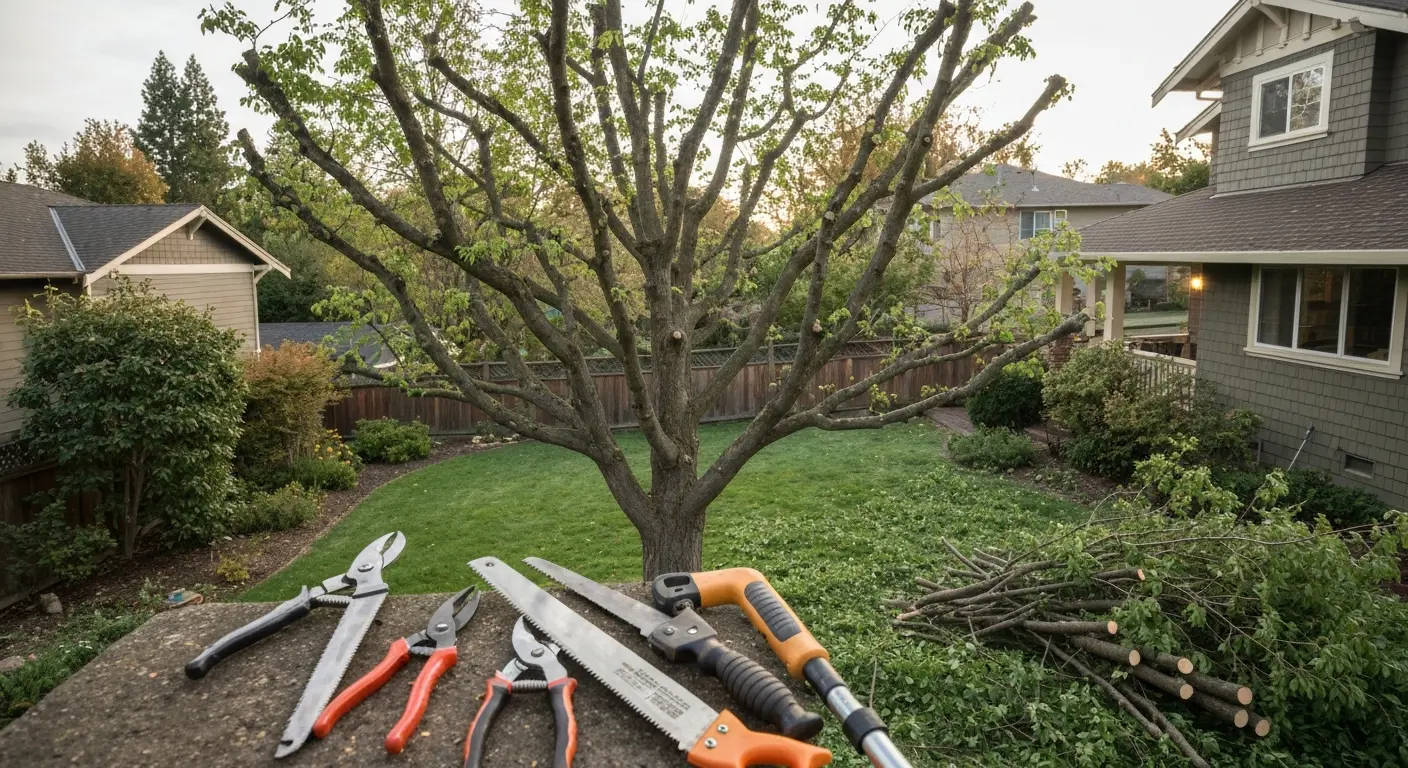 Tree trimming and pruning