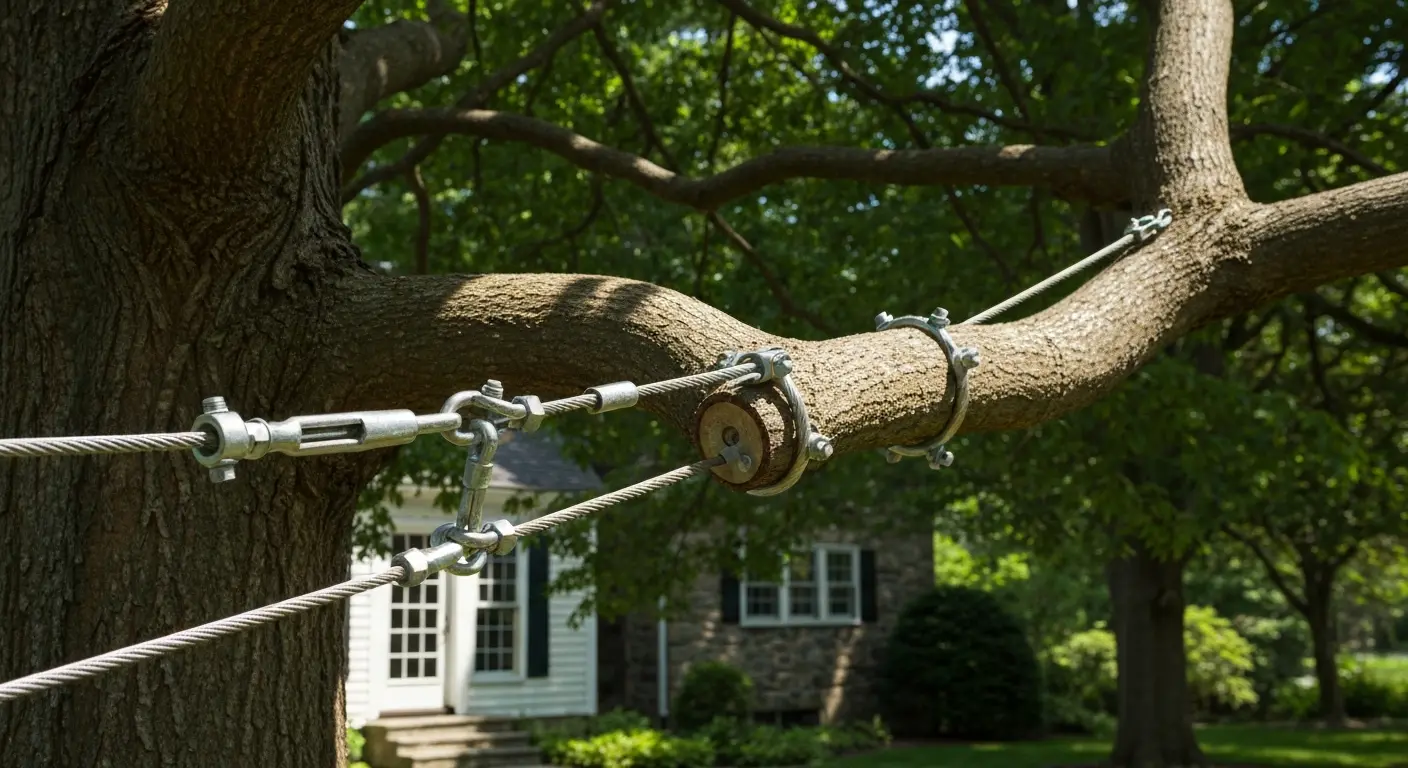 Tree bracing and cabling