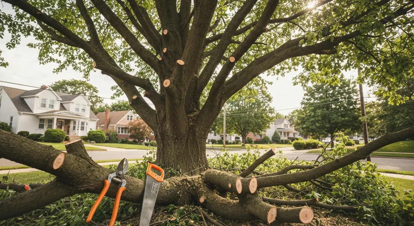 Tree trimming and pruning