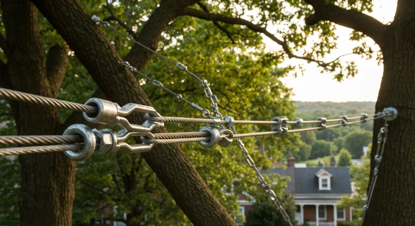 Tree bracing service