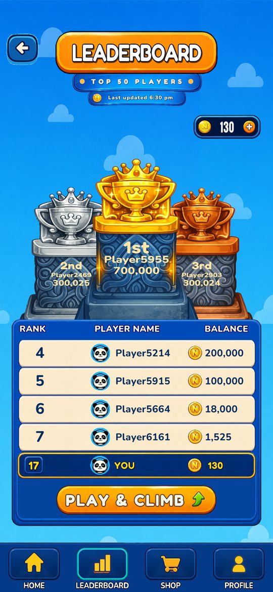 Leaderboard