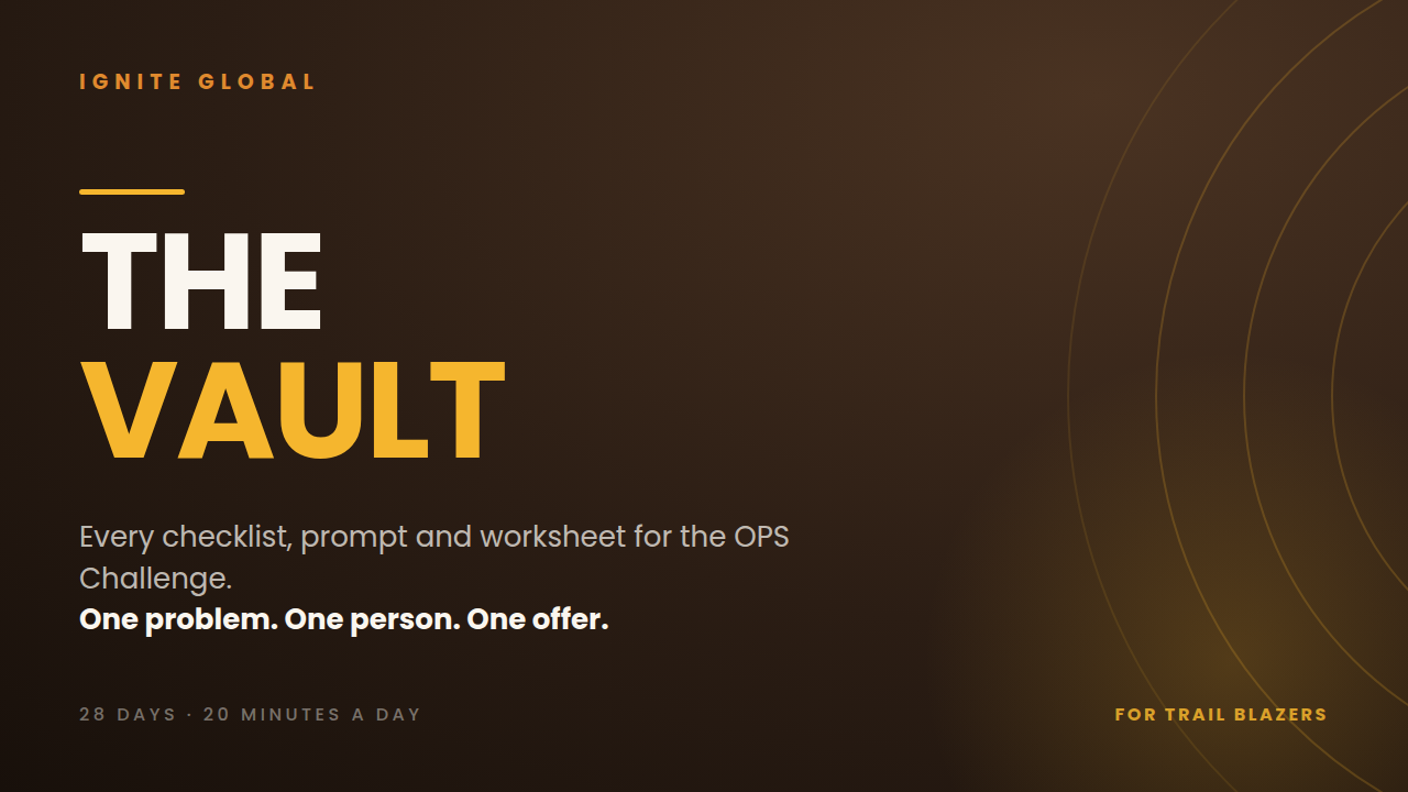The Ignite Vault
