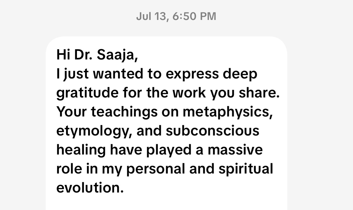 Community message 6 about the impact of Rev. Saaja’s public teachings