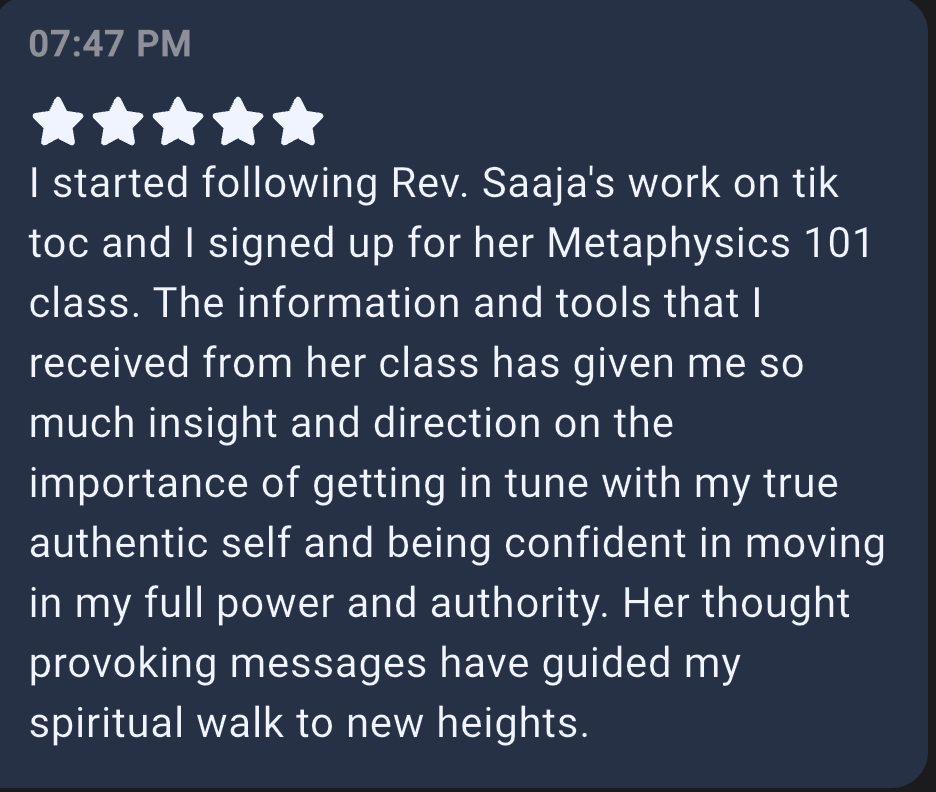 Community message 4 about the impact of Rev. Saaja’s public teachings
