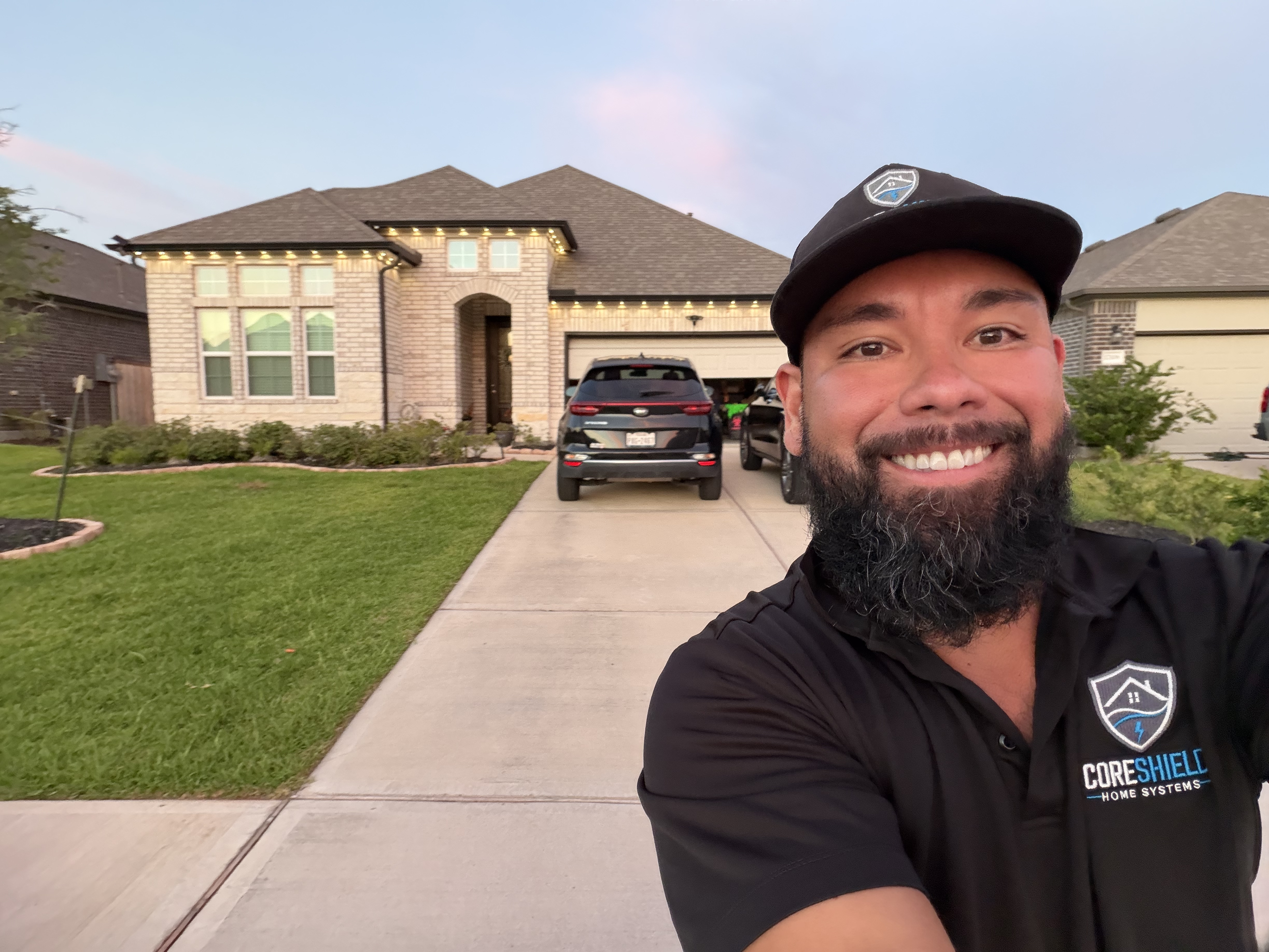 Coreshield exterior lighting installation