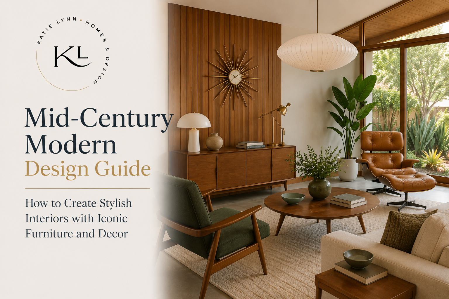 Mid-Century Modern Design Guide: How to Create Stylish Interiors with Iconic Furniture and Decor