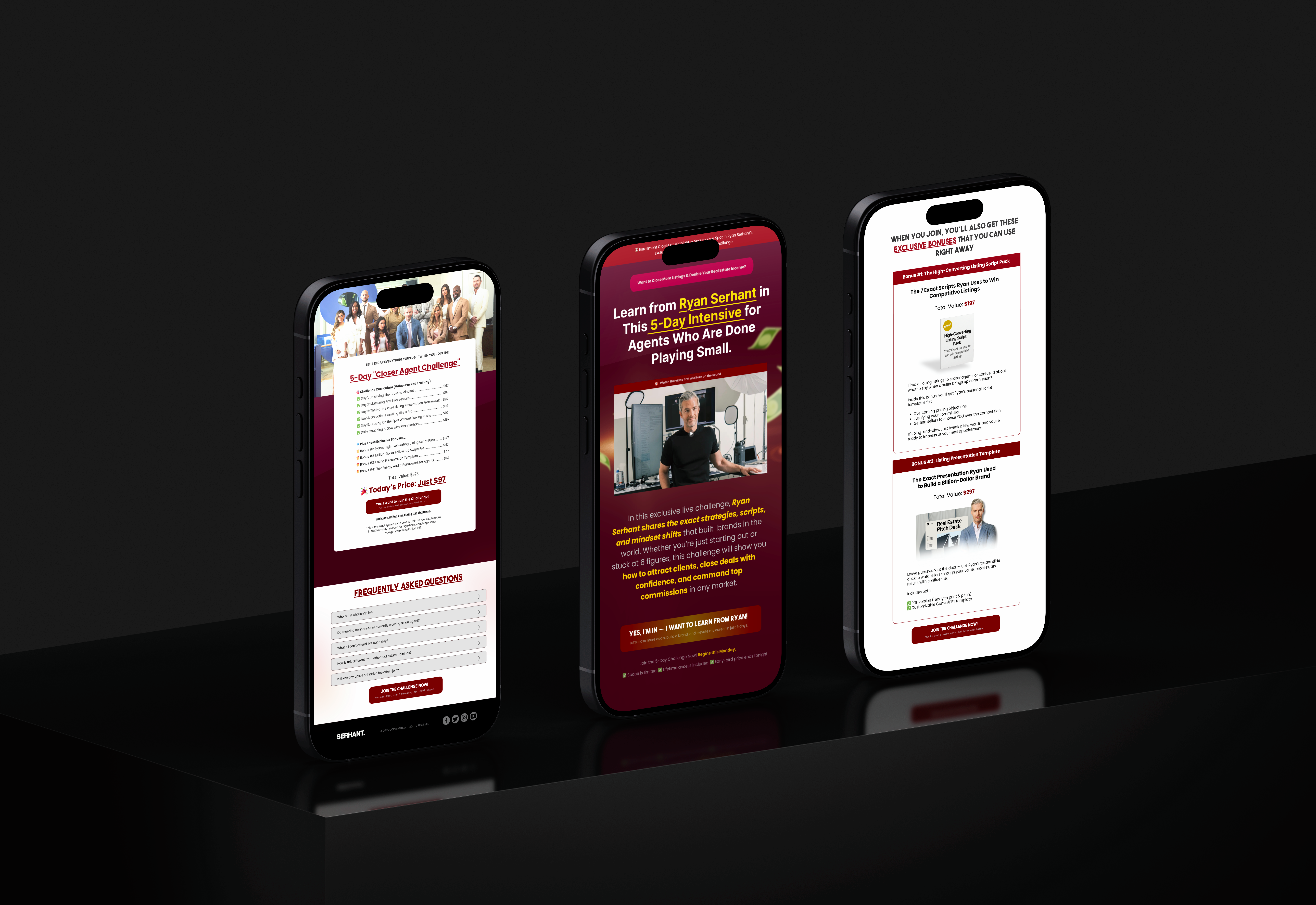 Sales Page Design for Real Estate Agent project preview