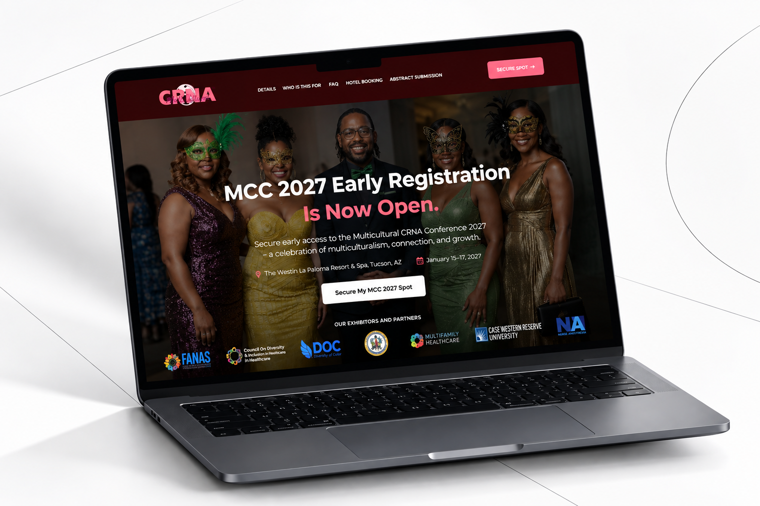 Conversion Focused Landing Page for Conference Event project preview