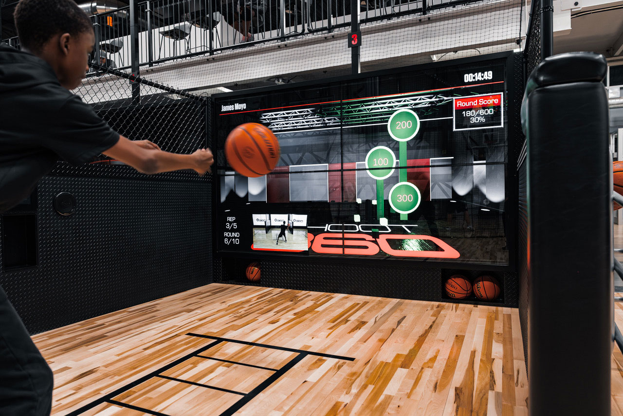 Shoot360 interactive skills wall training