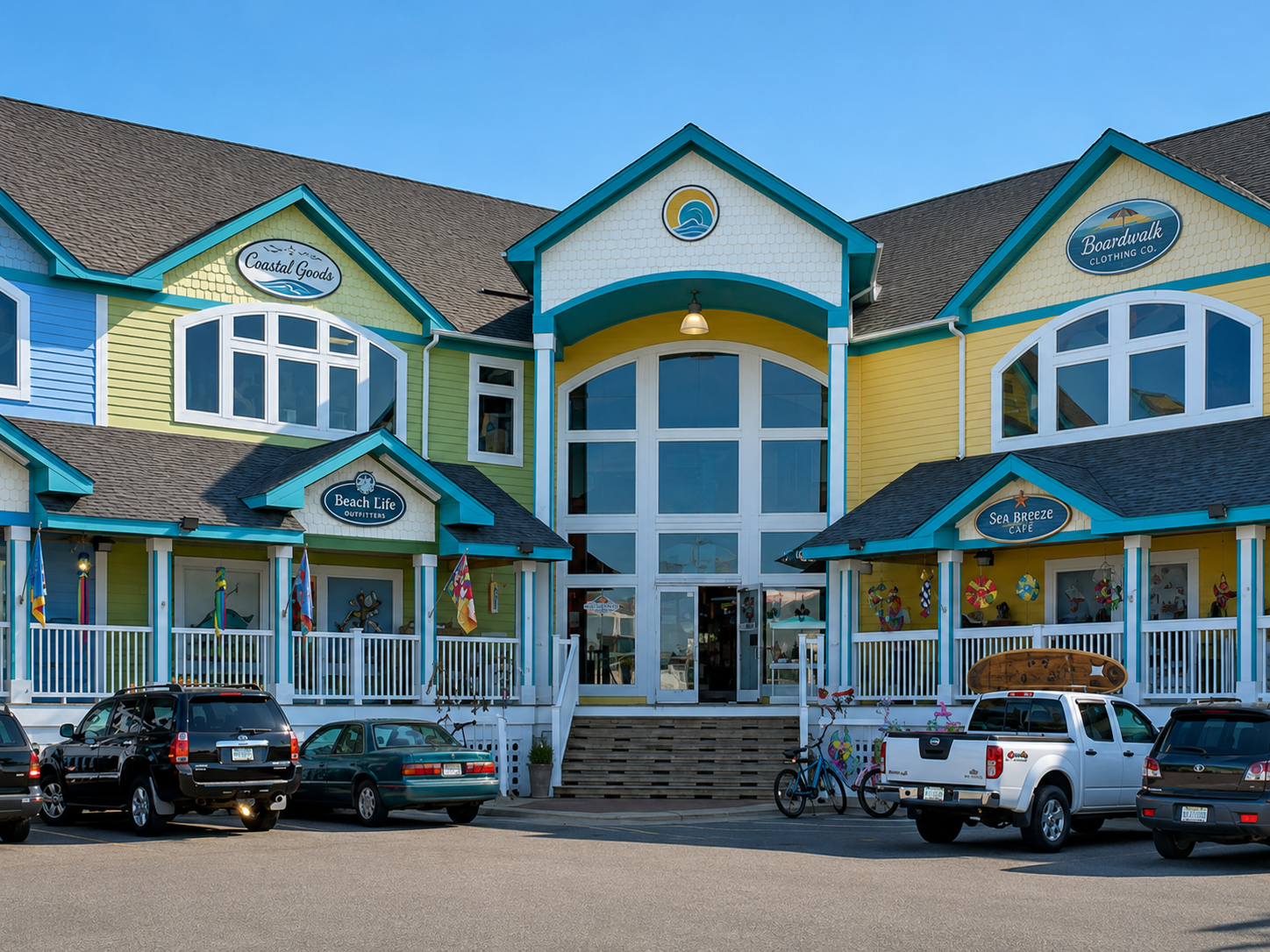 Dining and shops in Rodanthe near Island Dreams Hideaway