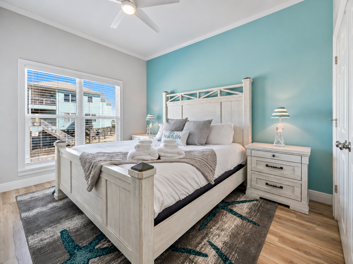 Bedroom 3 at Sand Crab Hideaway