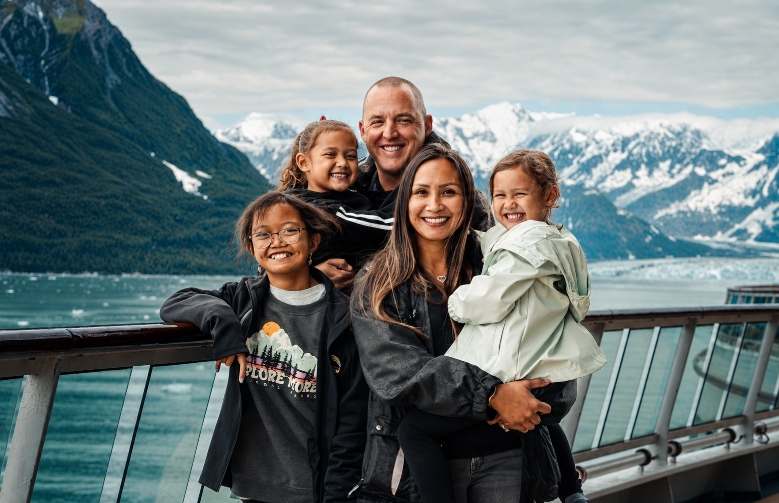 Kristine, Scott, and family