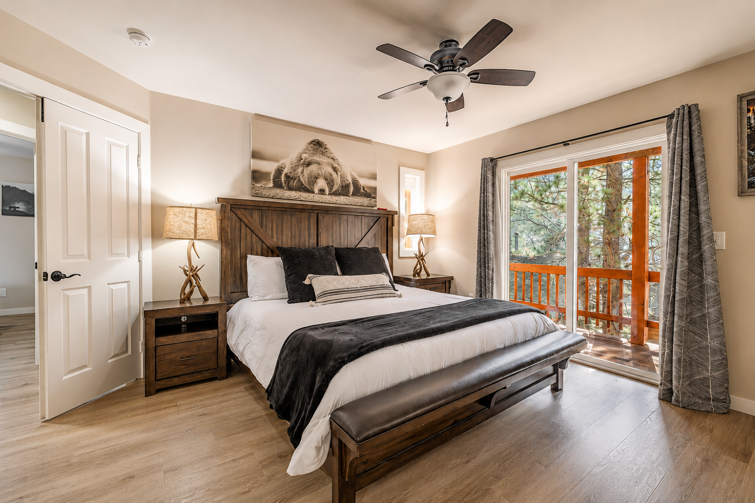 Luxury vacation bedroom